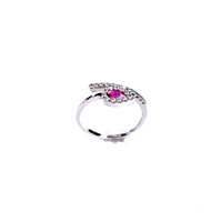 Anello Stocco Gioielli Donna in Oro bianco Zircone ANS 82 - ANS 82